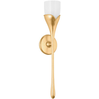 Hudson Valley Lighting Bellerose Wall Sconce in Vintage Gold Leaf 6791-VGL