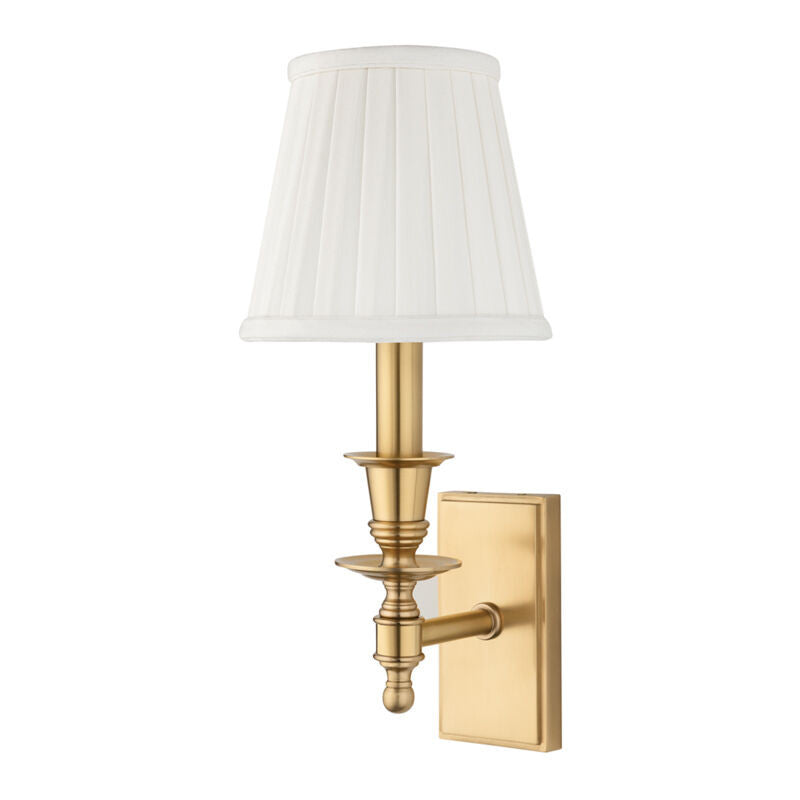 Hudson Valley Lighting Ludlow Wall Sconce in Aged Brass 6801-AGB