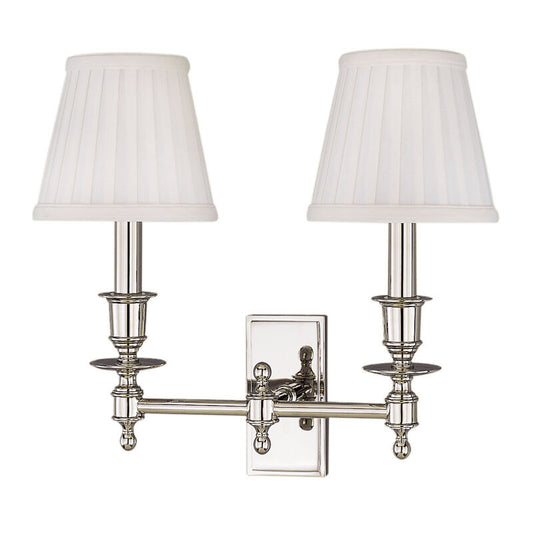 Hudson Valley Lighting Ludlow Wall Sconce in Polished Nickel 6802-PN