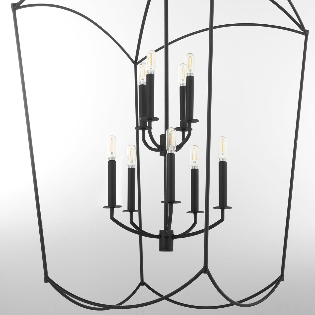 Quorum  Mantle 9 Light Entry - Matte Black 6812-9-59