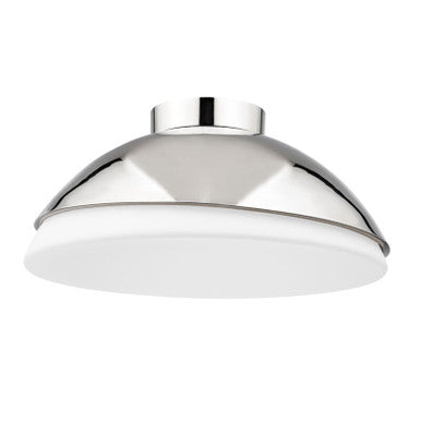 Hudson Valley Lighting Morse Flush Mount in Polished Nickel 6819-PN