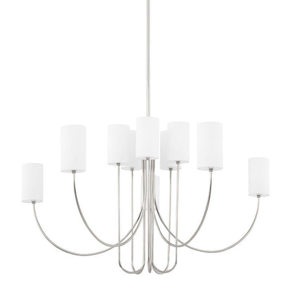 Hudson Valley Lighting Harlem Chandelier in Polished Nickel 6848-PN