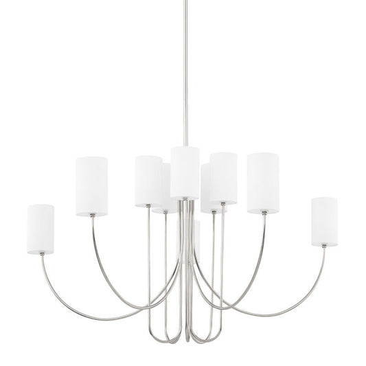 Hudson Valley Lighting Harlem Chandelier in Polished Nickel 6848-PN