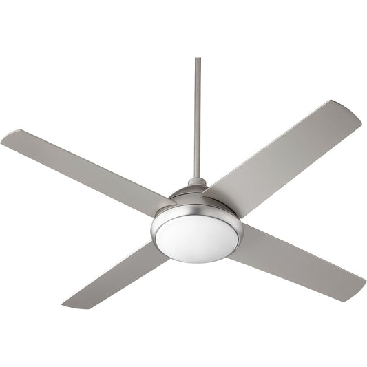 Quorum Quest Ceiling Fan in Satin Nickel 68524-65