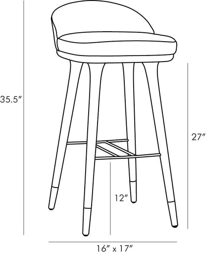 Arteriors Home Walsh Bar Stool 6866