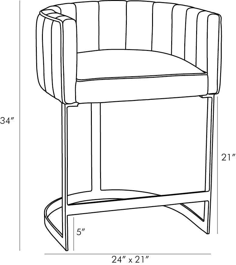 Arteriors Home Tatum Counter Stool 6884