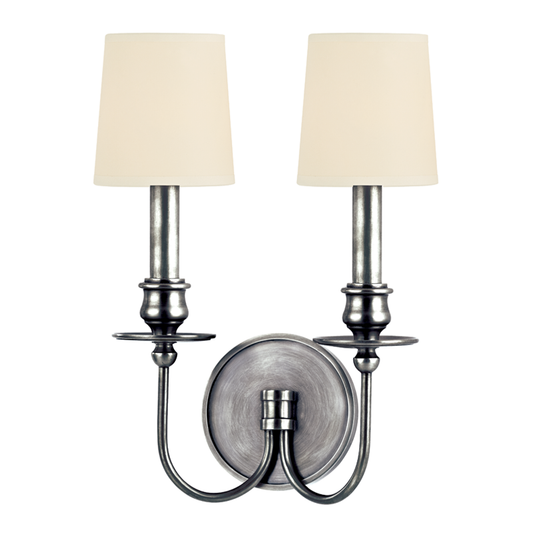 Hudson Valley Lighting Cohasset Wall Sconce in Polished Nickel 8212-PN