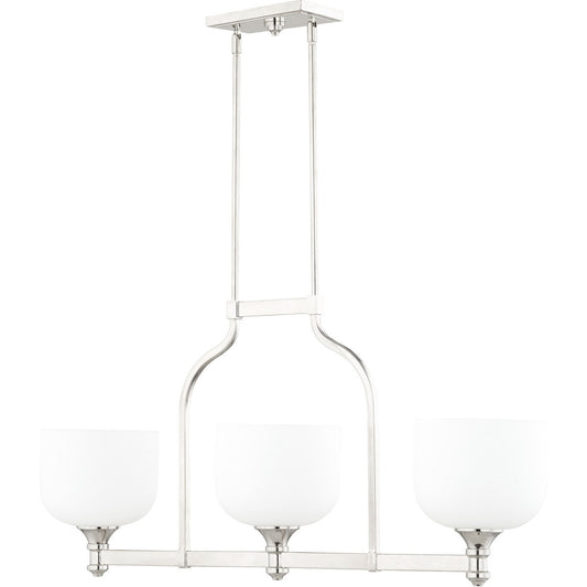 Quorum Richmond Island Light in Polished Nickel 6911-3-162