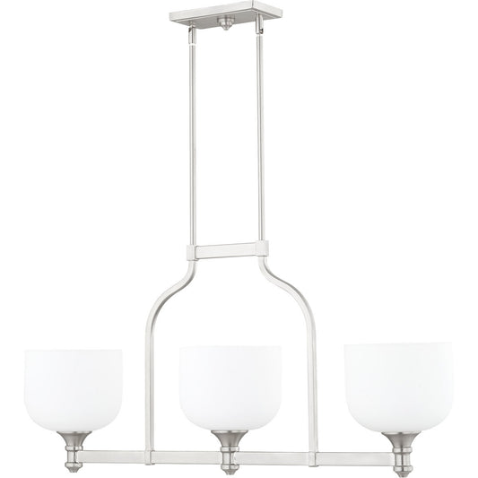 Quorum Richmond Island Light in Satin Nickel 6911-3-165