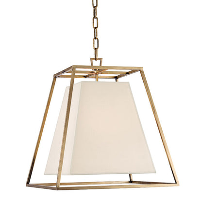 Hudson Valley Lighting Kyle Pendant in Aged Brass 6917-AGB-WS