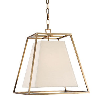 Hudson Valley Lighting Kyle Pendant in Aged Brass 6917-AGB-WS