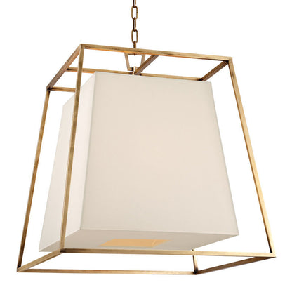 Hudson Valley Lighting Kyle Chandelier in Aged Brass 6924-AGB-WS