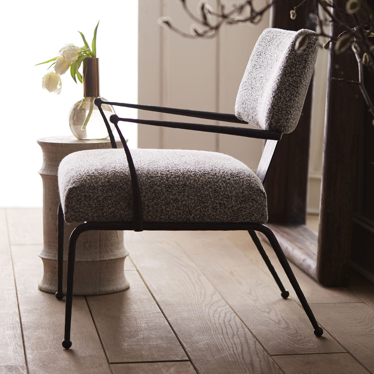 Arteriors Home Wallace Chair Pitch Texture 6933