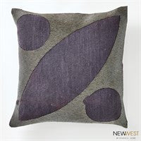 Global Views Studio A Home Seed Beaded Pillow-Indigo NW7.90033