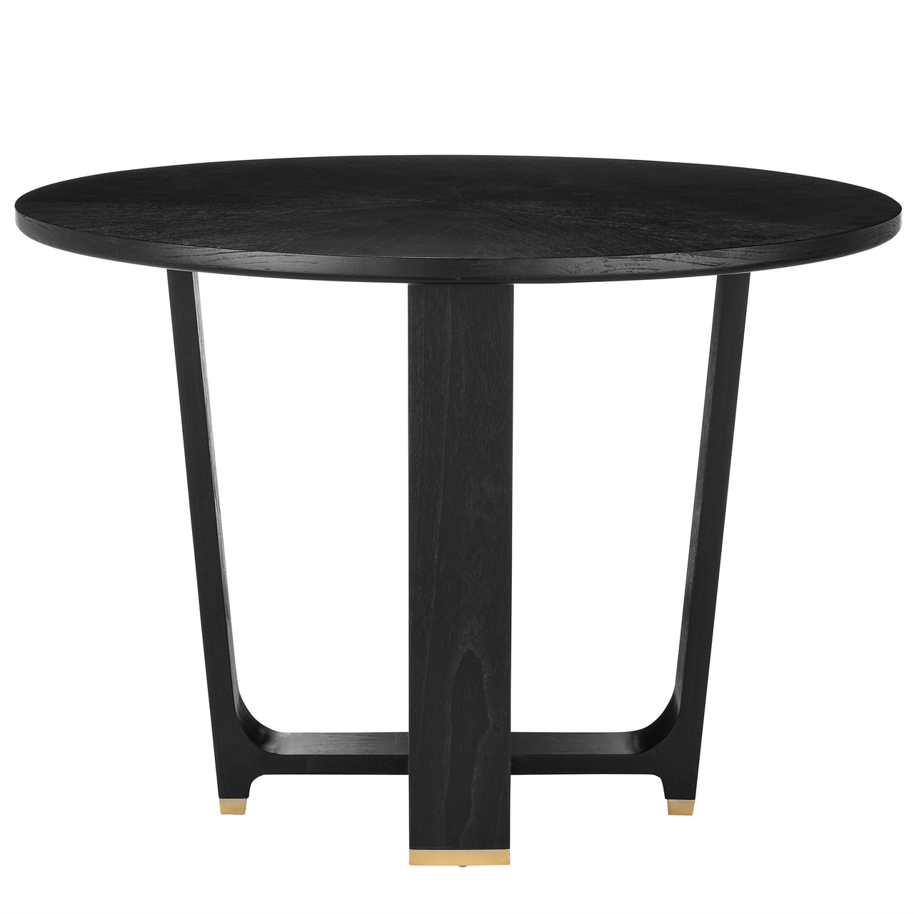 Currey & Co. Blake Black Dining Table 3000-0260