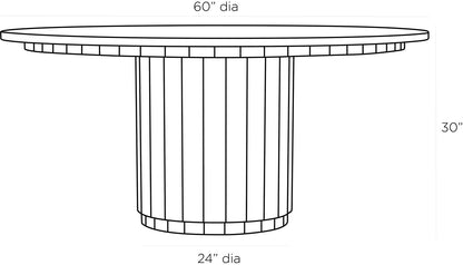 Arteriors Home Reid Dining Table 6970