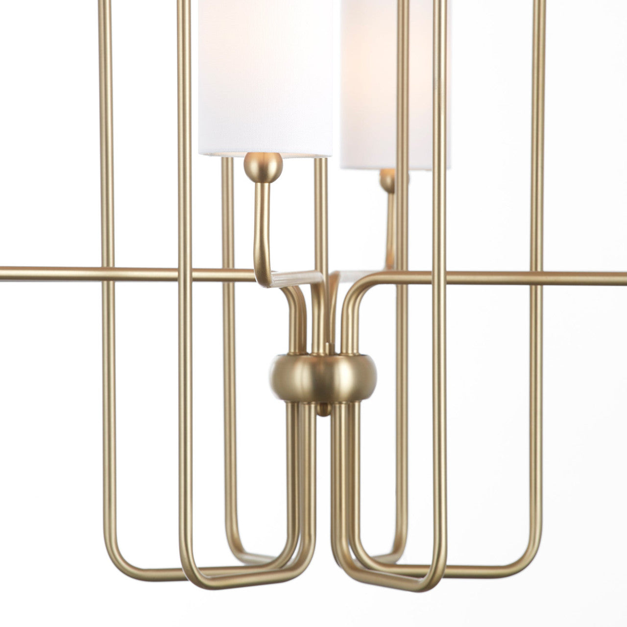 Quorum  Charlotte 12 Light Chandlier - Aged Brass 698-12-80