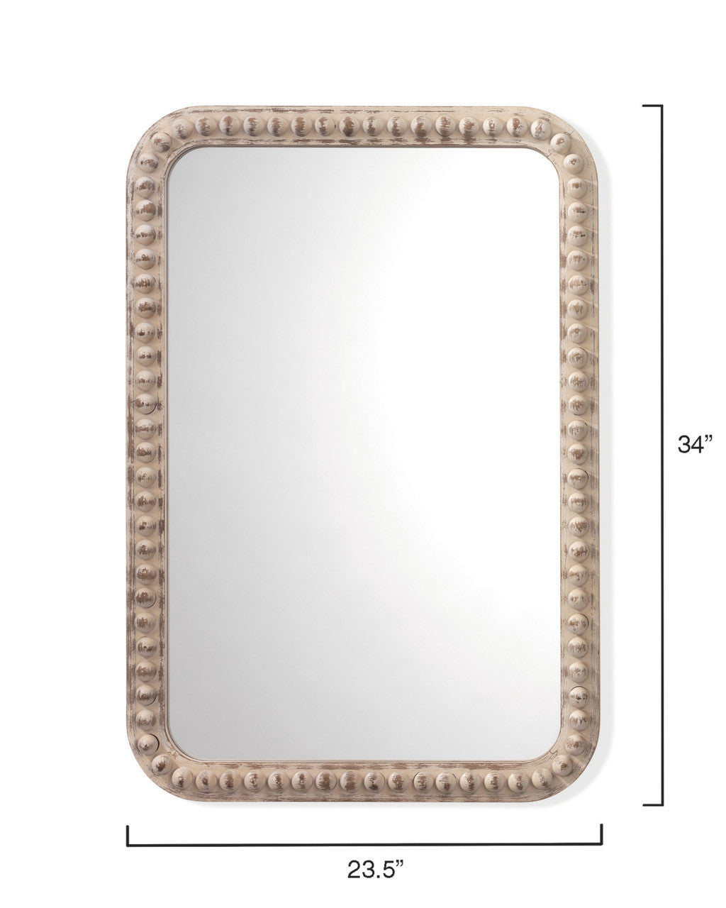 Jamie Young Rectangle Audrey Mirror 6AUDR-RECTWH