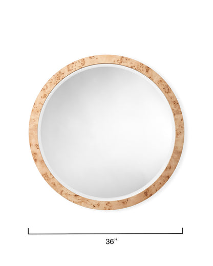 Jamie Young  Chandler Round Mirror 6CHAN-RNDNA