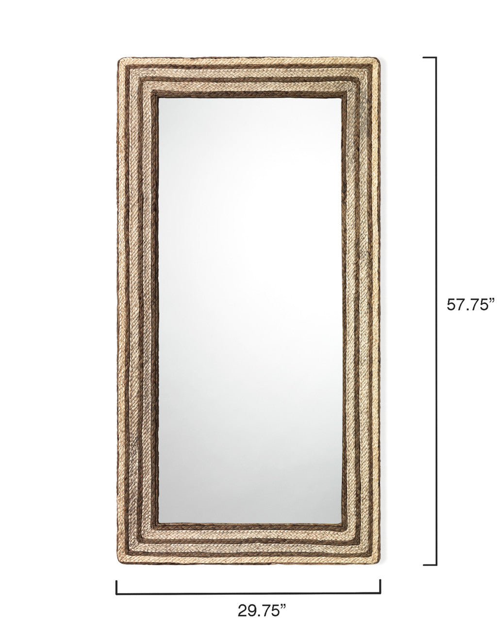 Jamie Young Evergreen Rectangle Mirror 6EVER-RECTSG