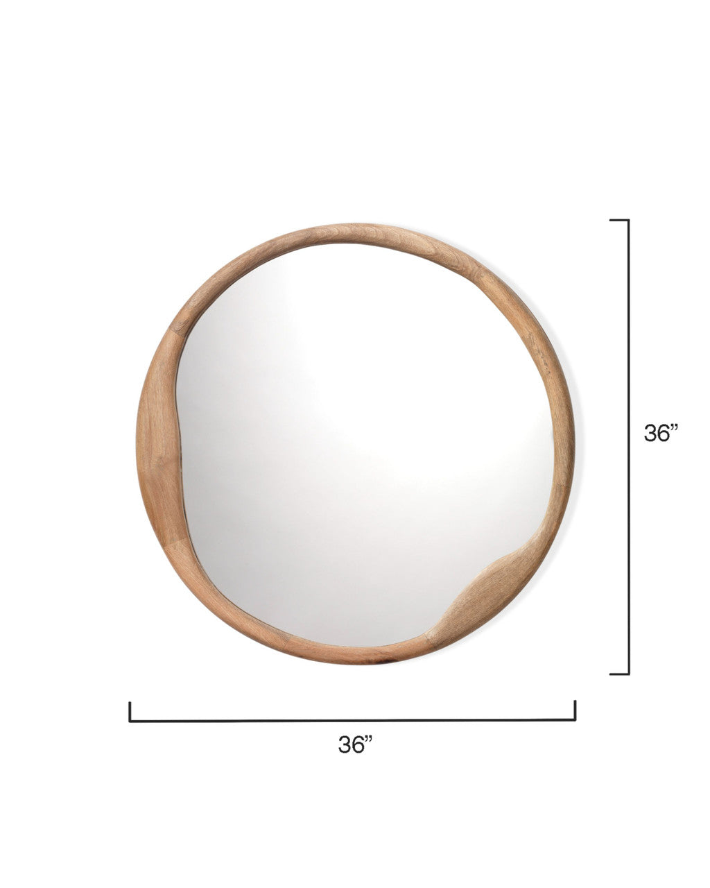 Jamie Young Organic Round Mirror 6ORGA-MINA