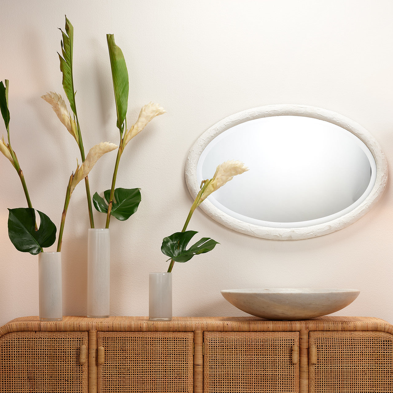 Jamie Young Ovation Oval Mirror 6OVAT-MIWH