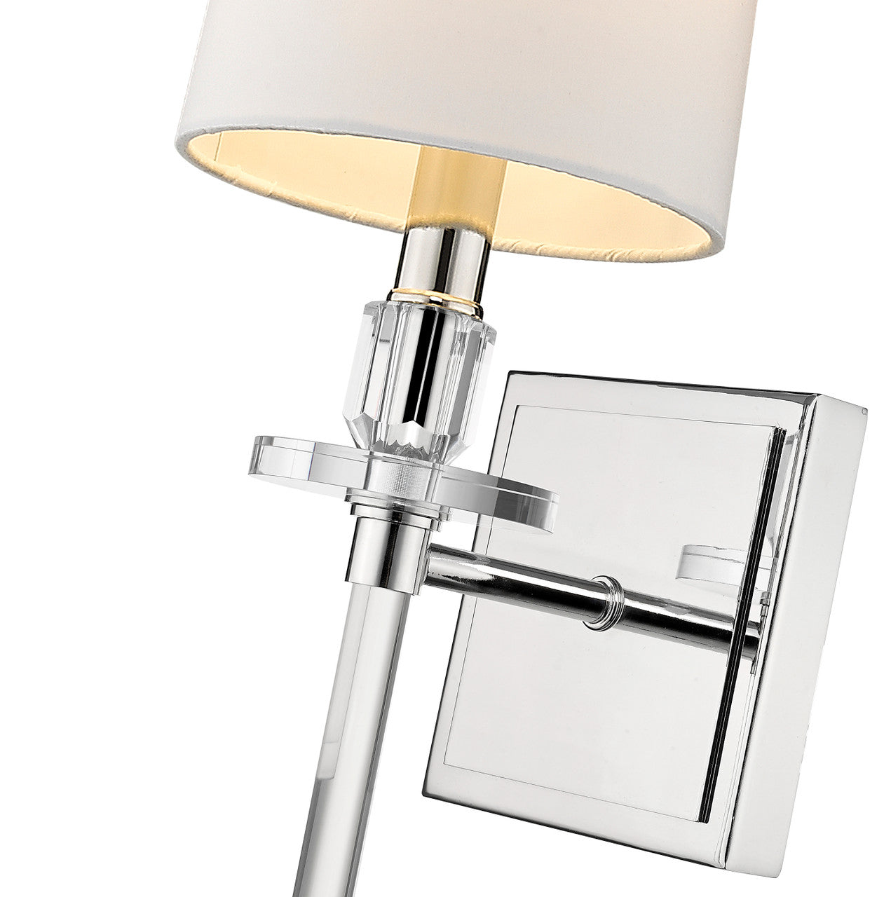 Z-Lite Sophia 1 Light Wall Sconce in Polished Nickel 803-1S-PN