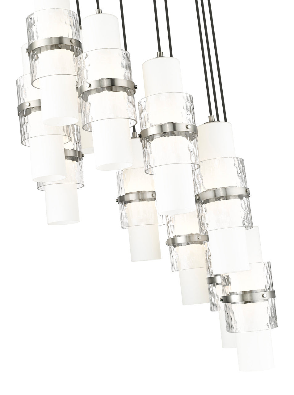 Z-Lite Cayden 11 Light Chandelier in Brushed Nickel 1946P-11R-BN