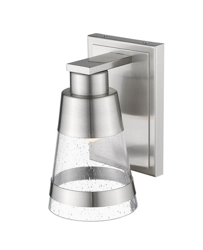 Z-Lite Ethos 1 Light Wall Sconce in Brushed Nickel 1922-1S-BN-LED