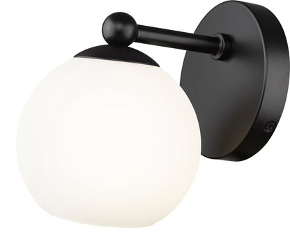 Z-Lite Neoma 1 Light Wall Sconce in Matte Black 1100-1S-MB