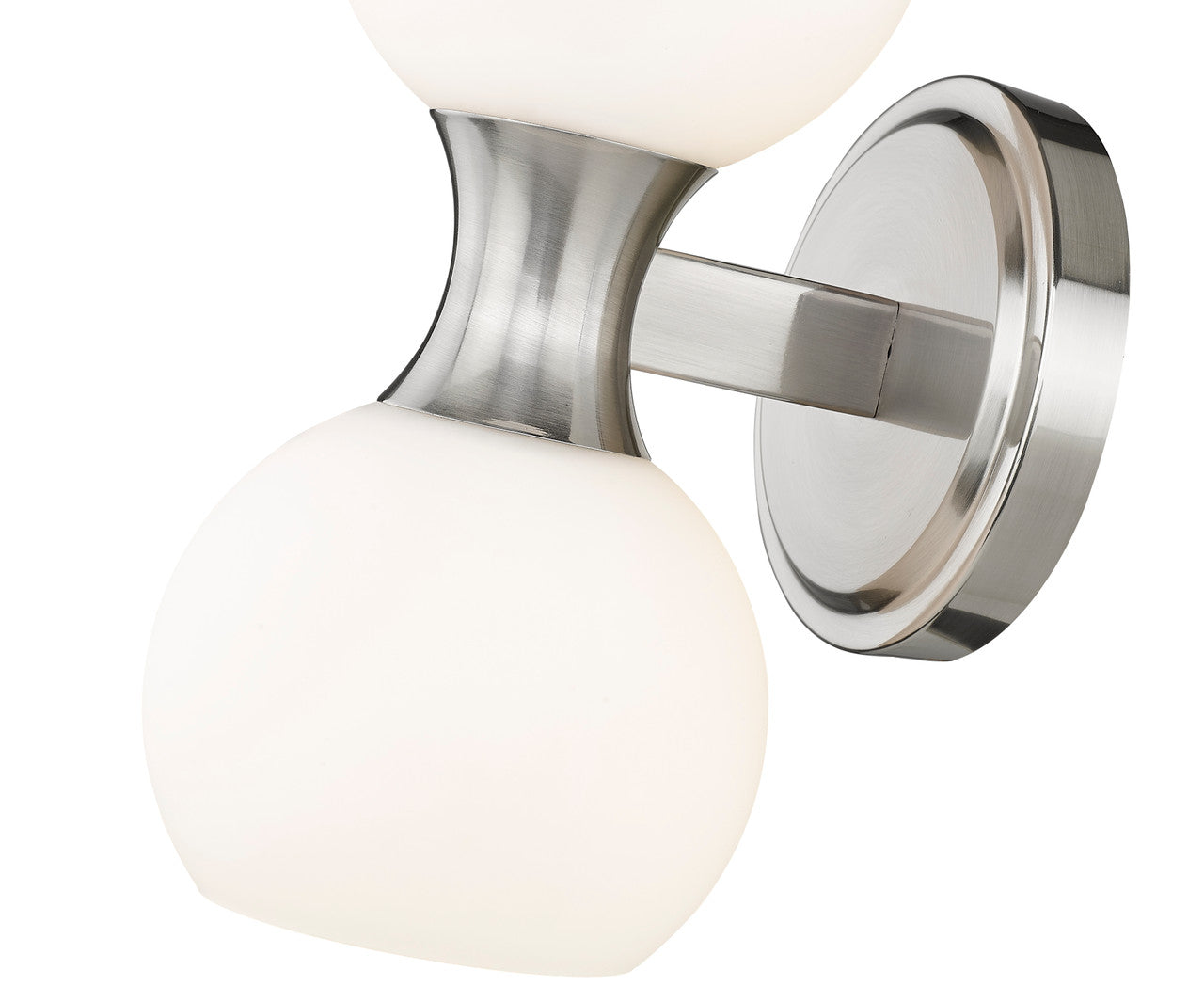 Z-Lite Artemis 2 Light Wall Sconce in Brushed Nickel 494-2S-BN