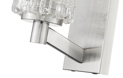 Z-Lite Aubrey 1 Light Wall Sconce in Brushed Nickel 1931-1S-BN