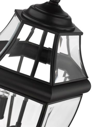 Z-Lite Westover 2 Light Outdoor Post Mount Fixture in Black 580PHM-BK