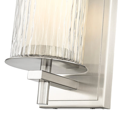 Z-Lite Grayson 1 Light Wall Sconce in Brushed Nickel 1949-1S-BN