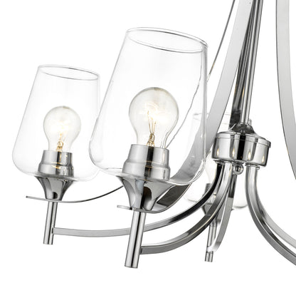 Z-Lite Joliet 5 Light Chandelier in Chrome 473-5CH