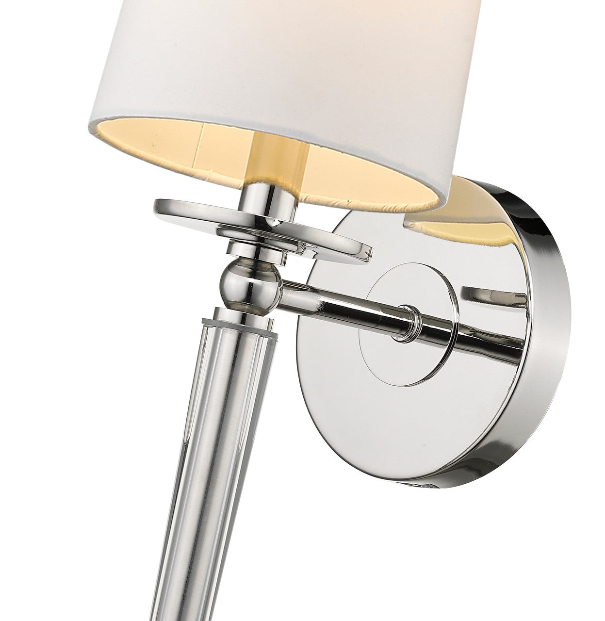 Z-Lite Avery 1 Light Wall Sconce in Polished Nickel 810-1S-PN