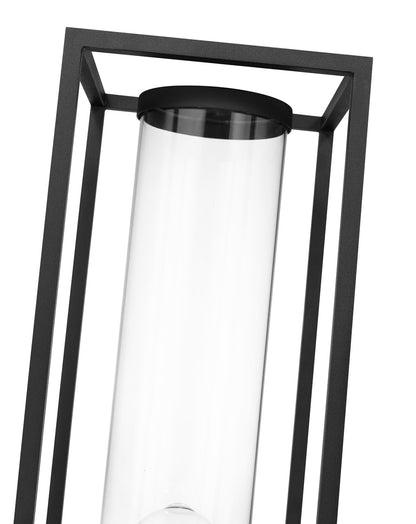 Z-Lite Dunbroch 1 Light Outdoor Post Mount Fixture in Black 584PHBS-BK