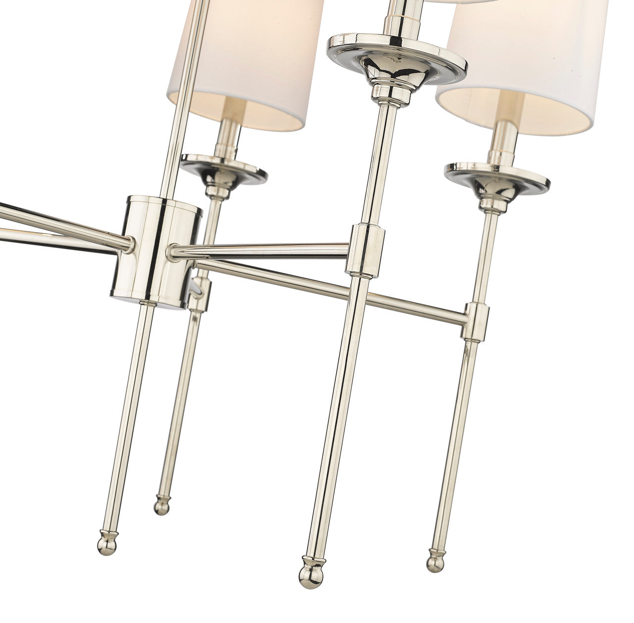 Z-Lite Emily 5 Light Chandelier in Polished Nickel 3033-5PN