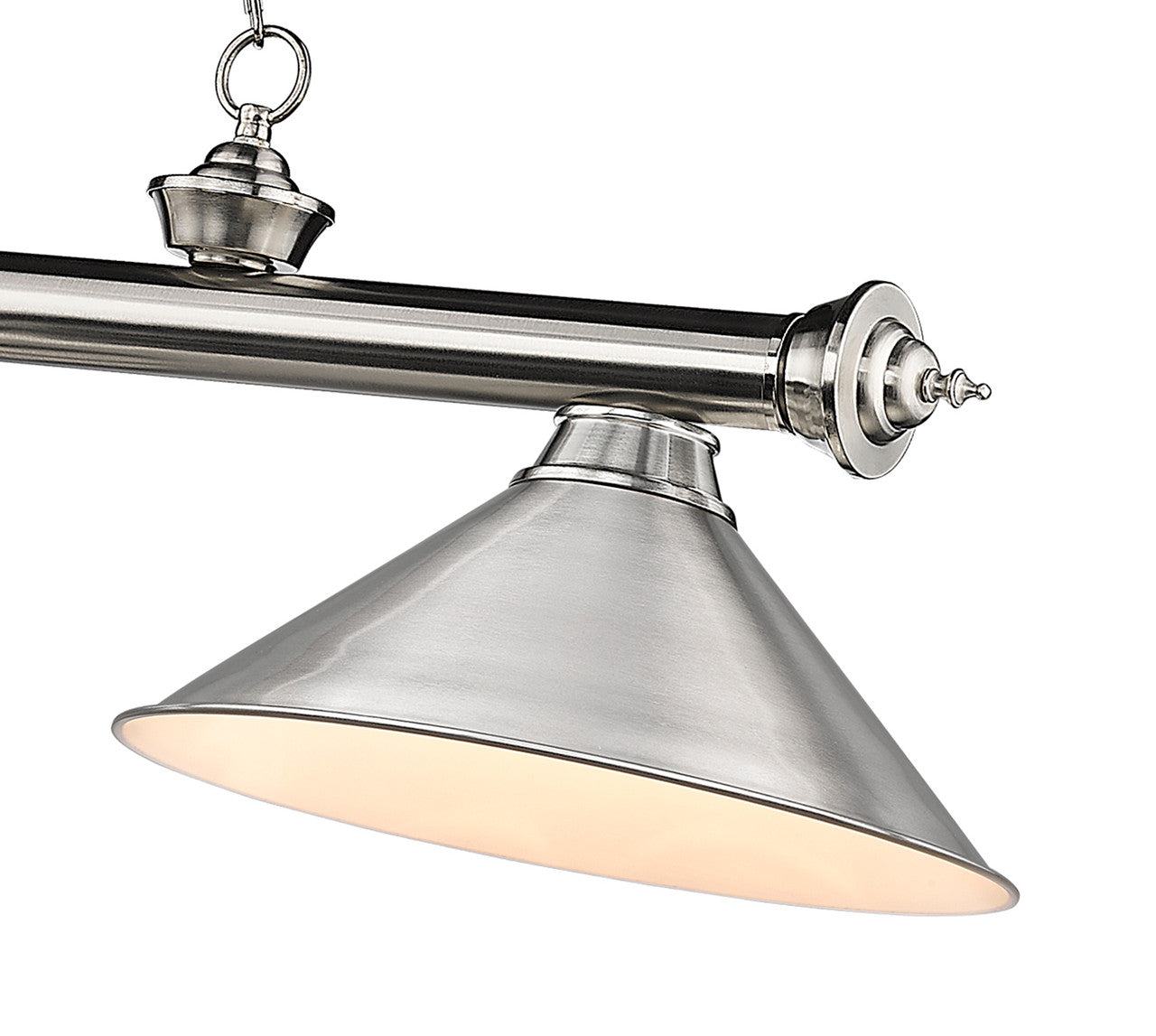 Z-Lite Cordon 3 Light Billiard in Brushed Nickel 2306-3BN-BN15