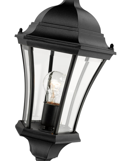 Z-Lite Wakefield 1 Light Outdoor Post Mounted Fixture in Black 522MP1-BK