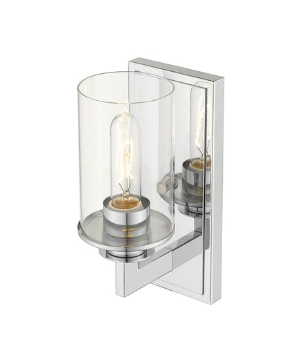 Z-Lite Savannah 1 Light Wall Sconce in Chrome 462-1S-CH