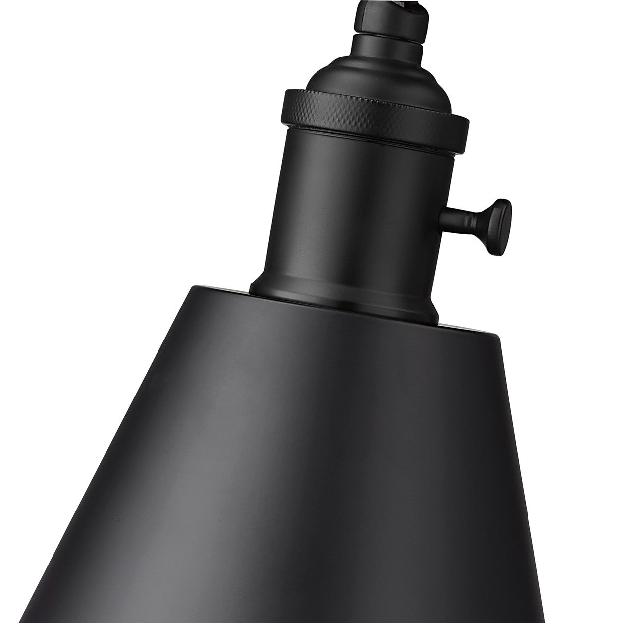 Z-Lite Gayson 1 Light Wall Sconce in Matte Black 349S-MB