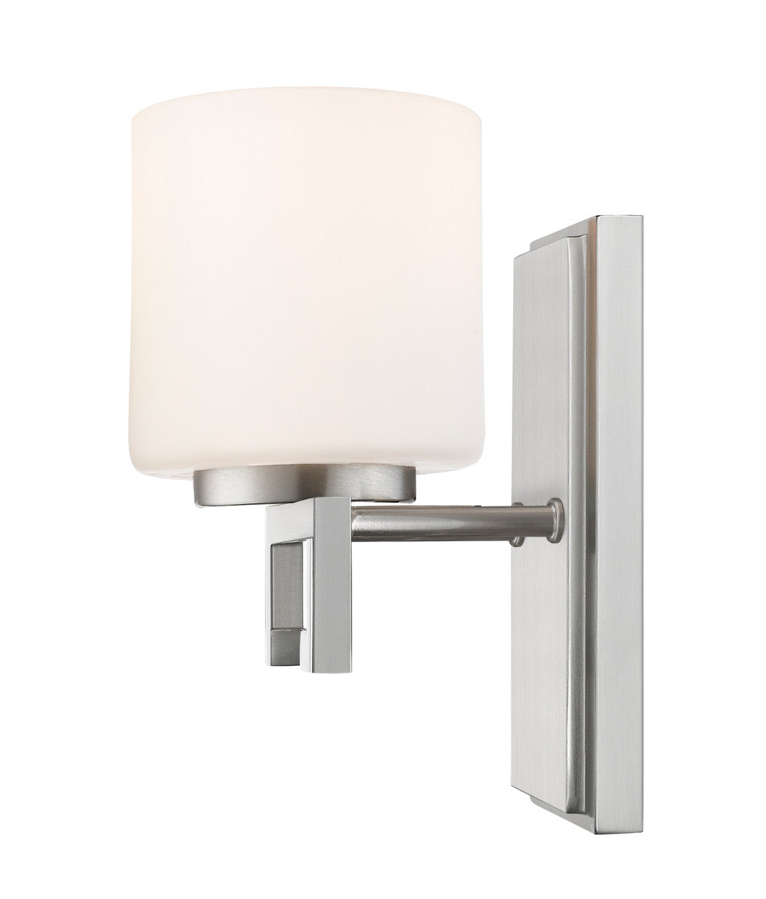 Z-Lite Privet 1 Light Vanity in Brushed Nickel 335-1S-BN-LED