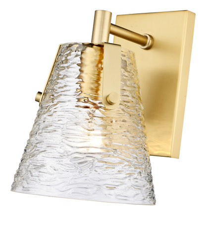 Z-Lite Analia 1 Light Wall Sconce in Modern Gold 1101-1S-MGLD