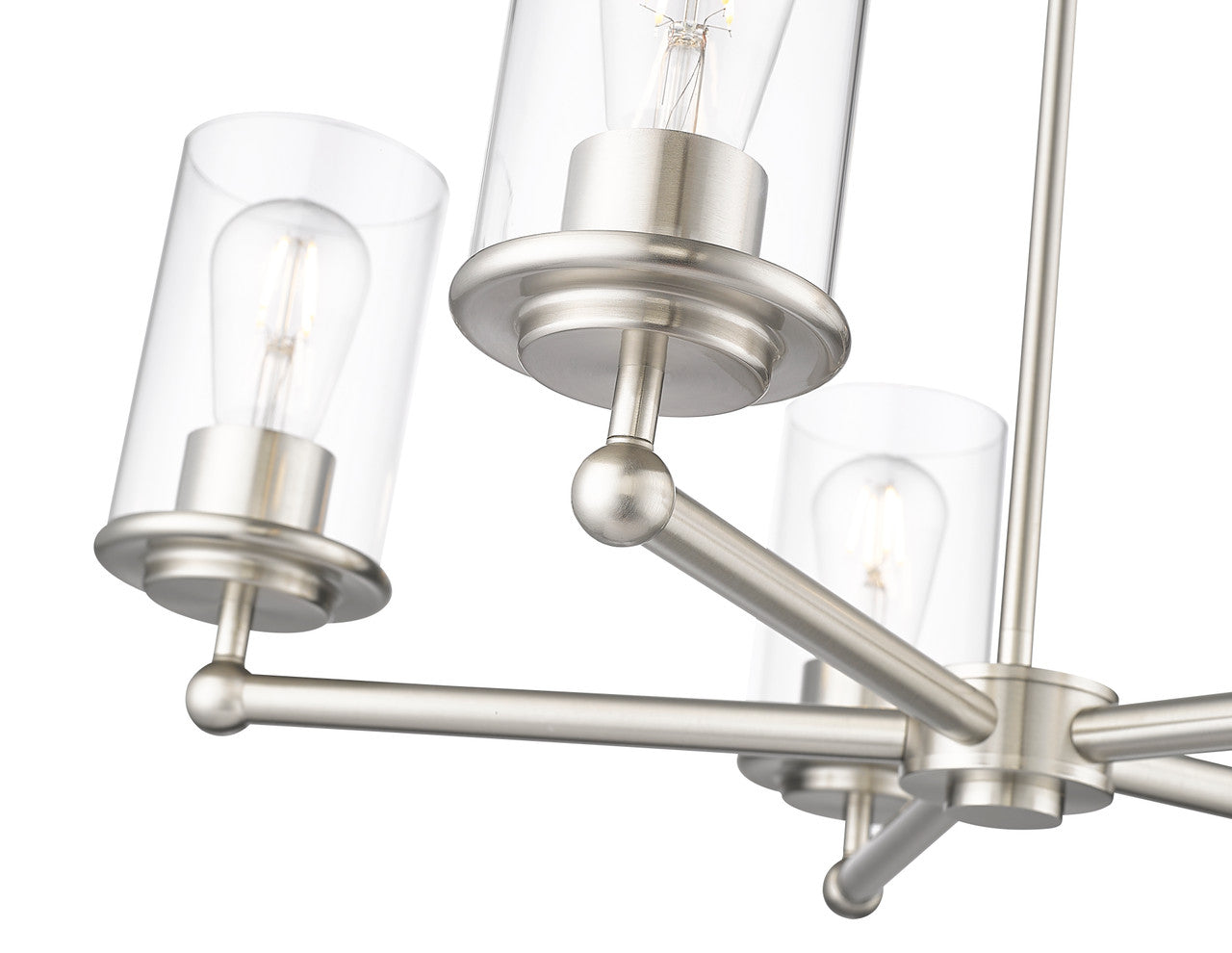 Z-Lite Thayer 5 Light Chandelier in Brushed Nickel 742-5BN