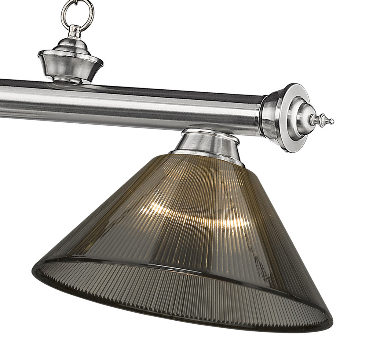 Z-Lite Cordon 3 Light Billiard in Brushed Nickel 2306-3BN-ARS