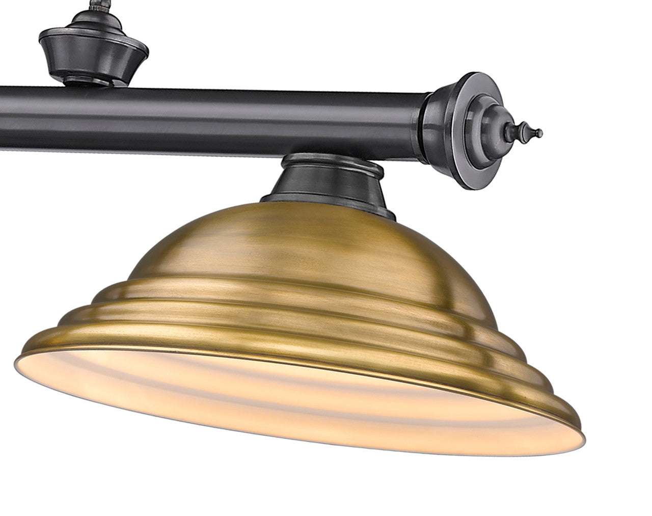 Z-Lite Cordon 3 Light Billiard in Bronze Plate 2306-3BP-SRB