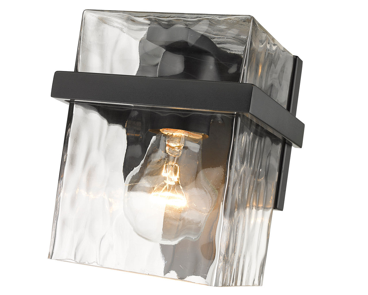 Z-Lite Bennington 1 Light Wall Sconce in Matte Black 1938-1S-MB