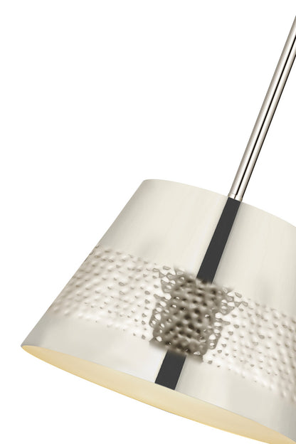 Z-Lite Maddox 1 Light Pendant in Polished Nickel 6013-12PN