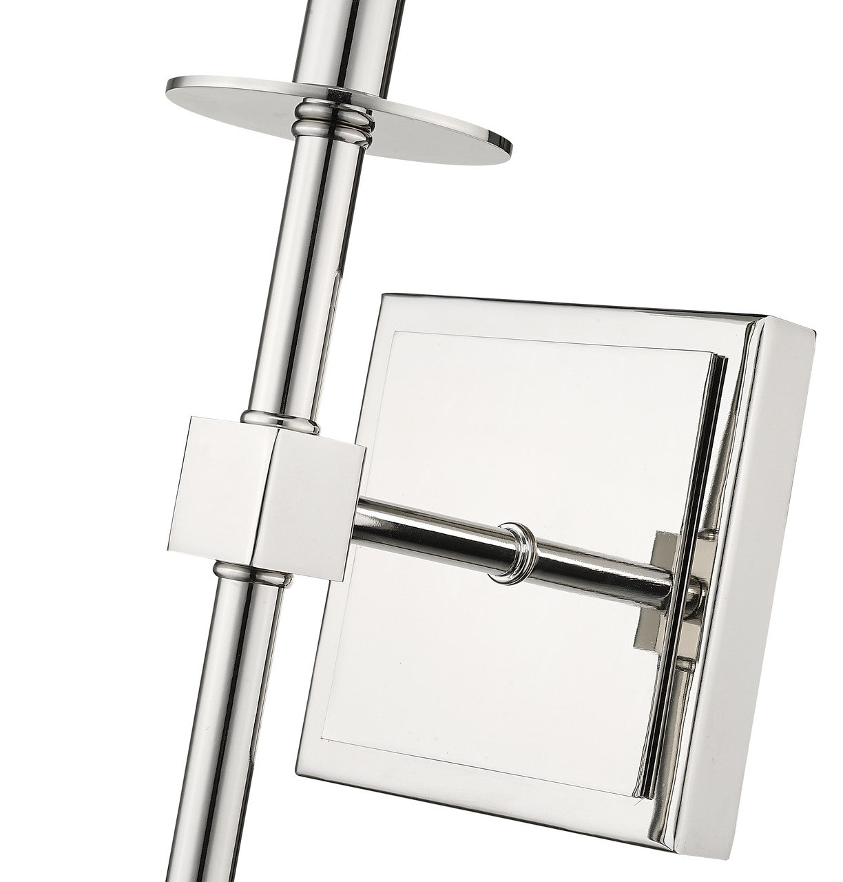 Z-Lite Camila 1 Light Wall Sconce in Polished Nickel 811-1S-PN